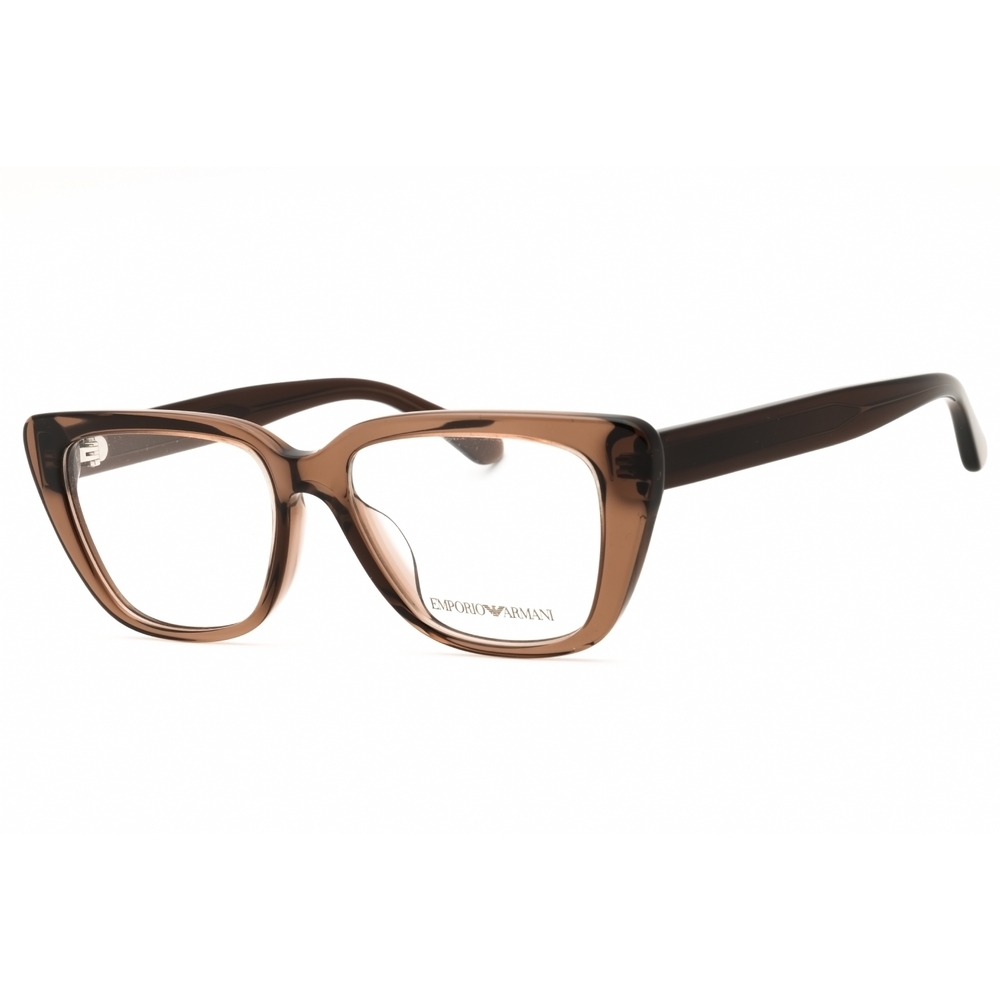 Emporio Armani EA3256U Eyeglasses Transparent Brown Acetate Cat-Eye